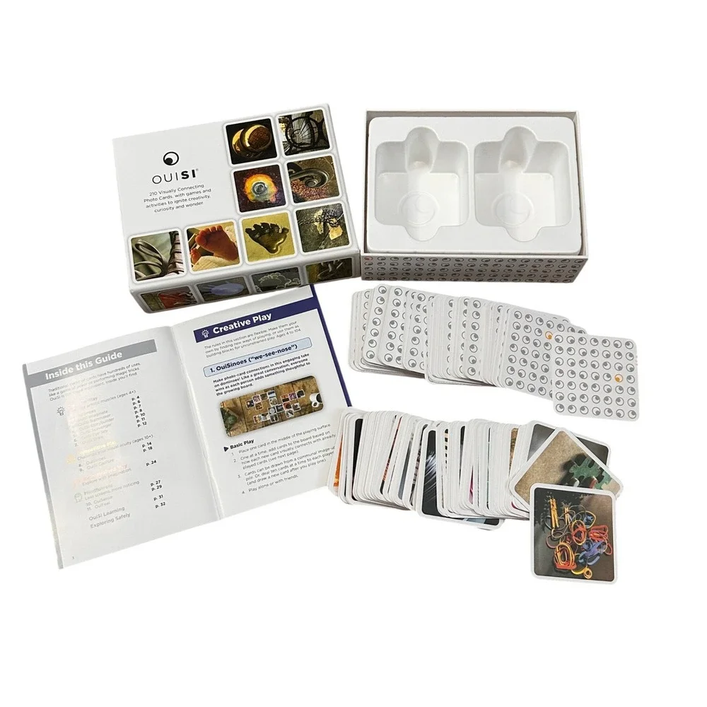 OuiSi Visually Connecting Photo Cards 210 Card Creative Game Ages 4-104 PSZ0923